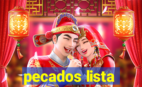 pecados lista
